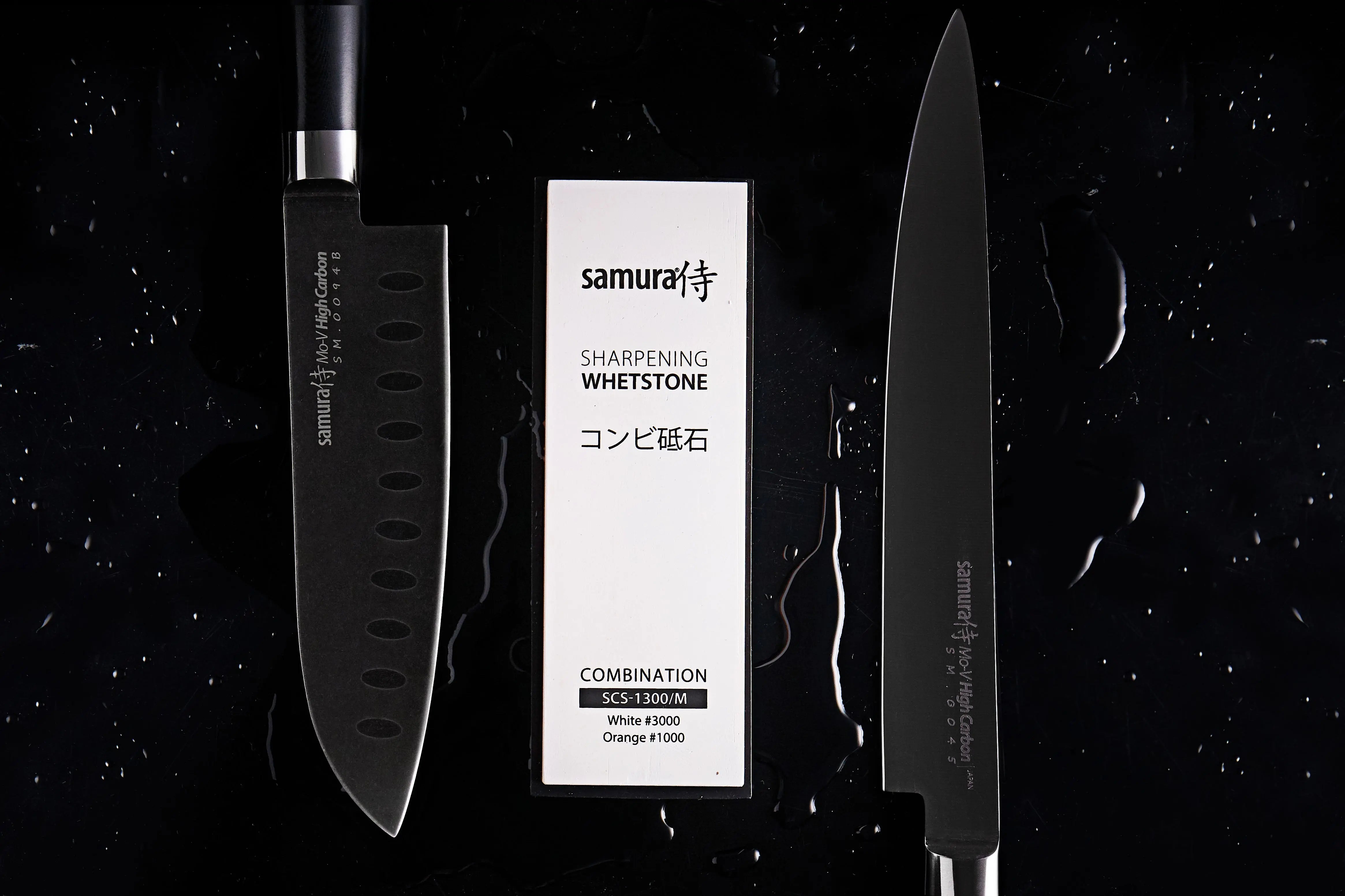 Samura Combination Whetstone #1000/#3000 Grit Precision Knives
