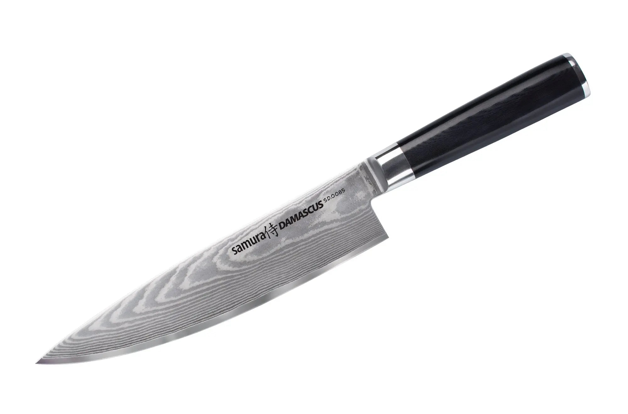 Precision Knives Samura Damascus Chef's Knife white background