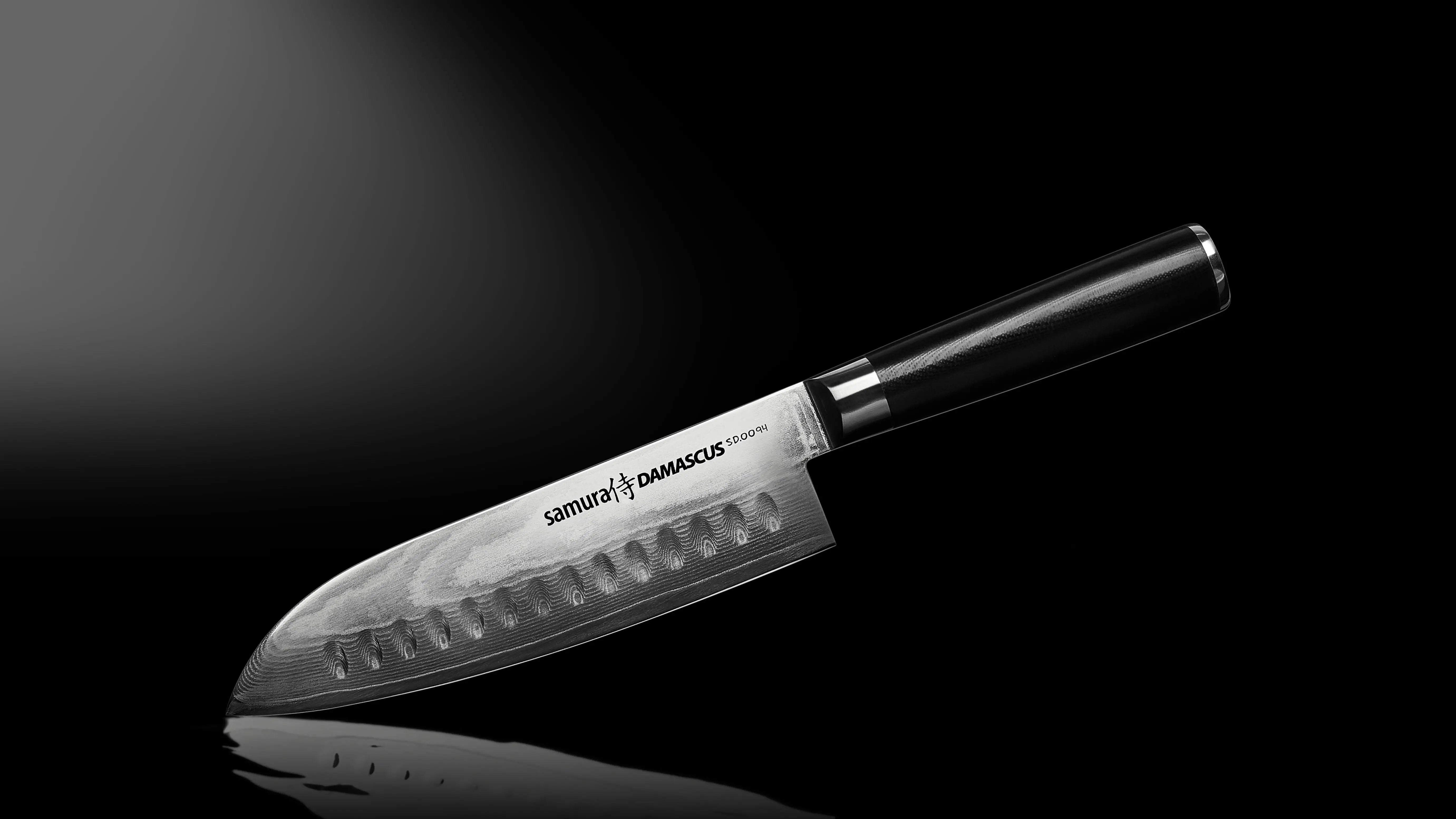 Precision Knives Samura Damascus Santoku Knife