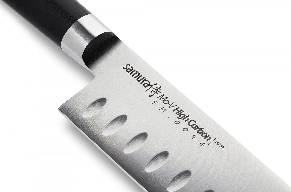 Precision Knives Samura MO-V Santoku close up