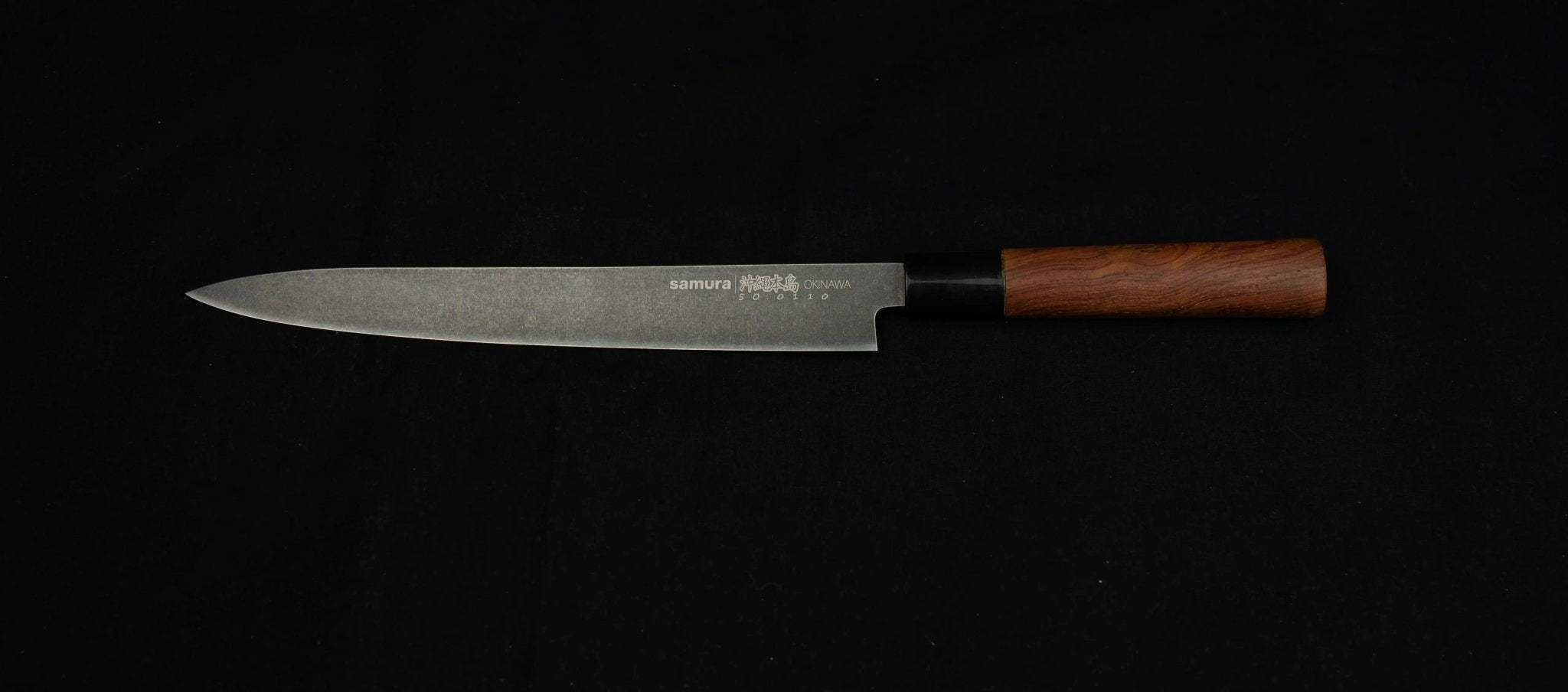 Samura OKINAWA Stonewash Yanagiba knife - Norvic Knives
