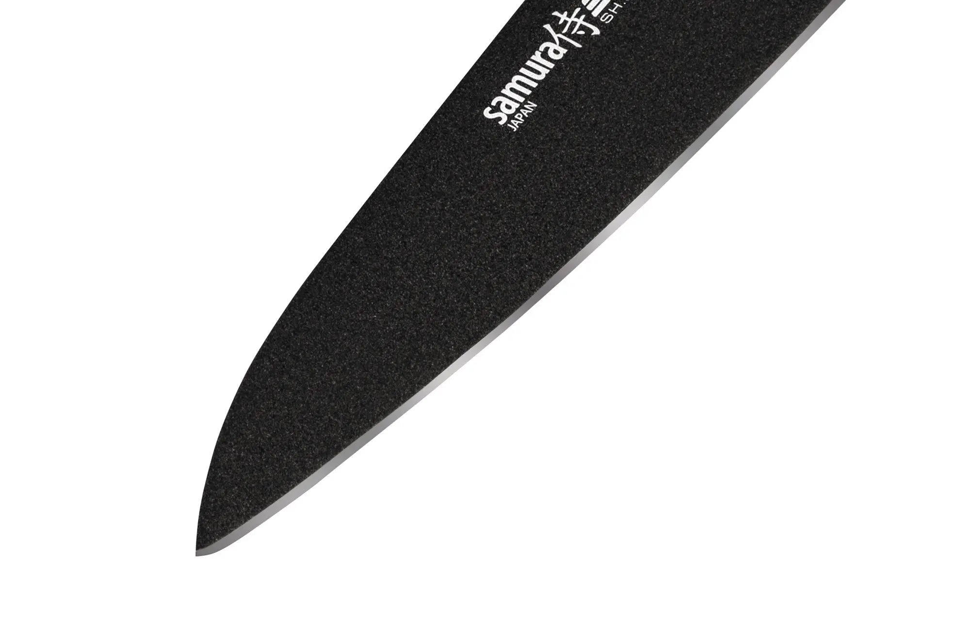 Precision Knives Samura Shadow Paring Knife blade zoomed in