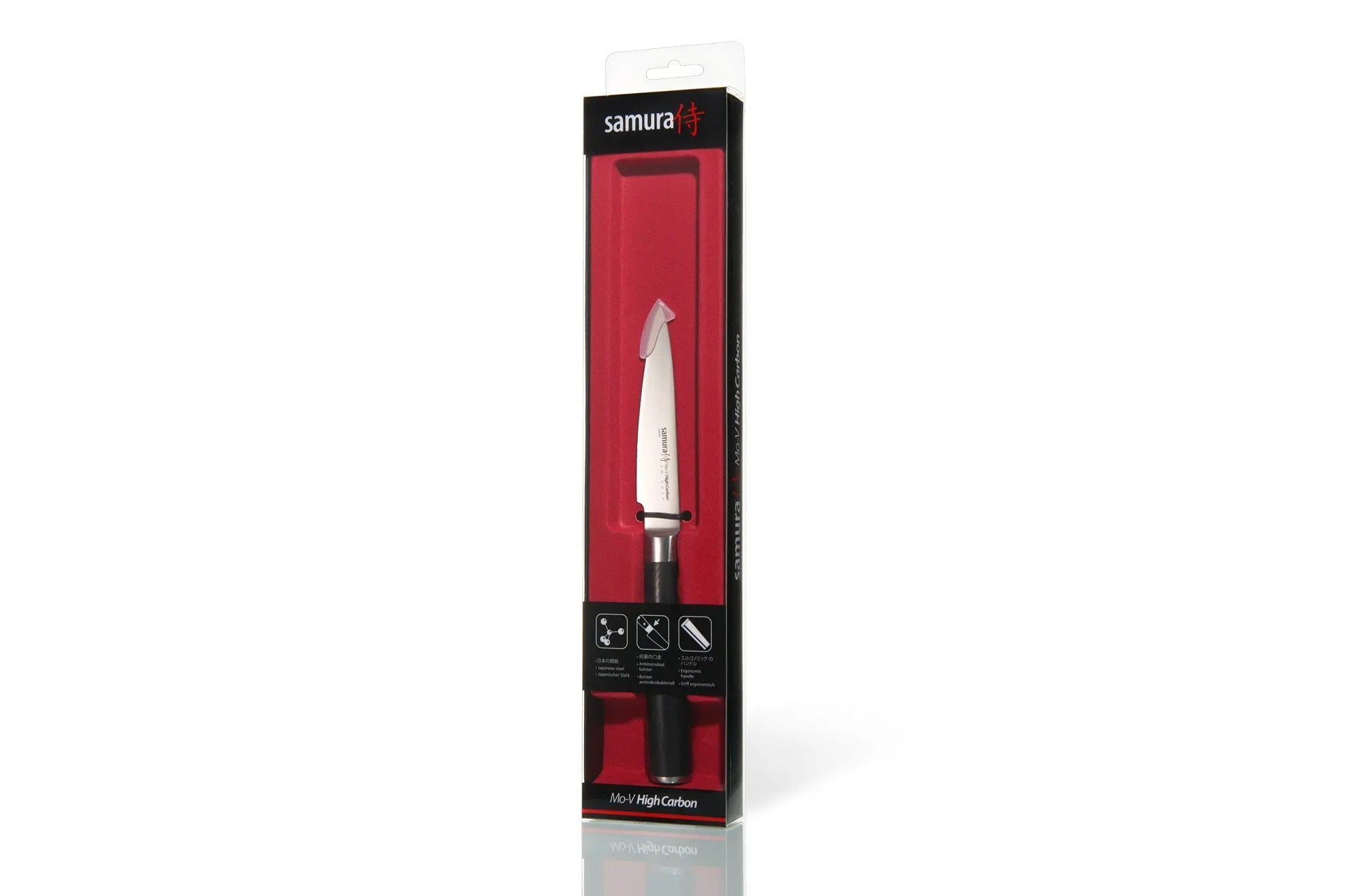 Precision Knives Samura MO-V Paring Knife in packaging