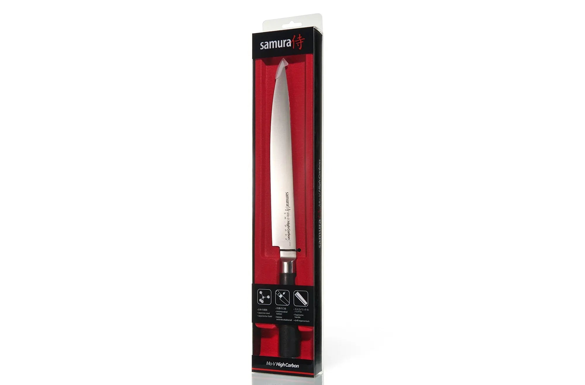 Precision Knives Samura MO-V Slicing Knife in packaging