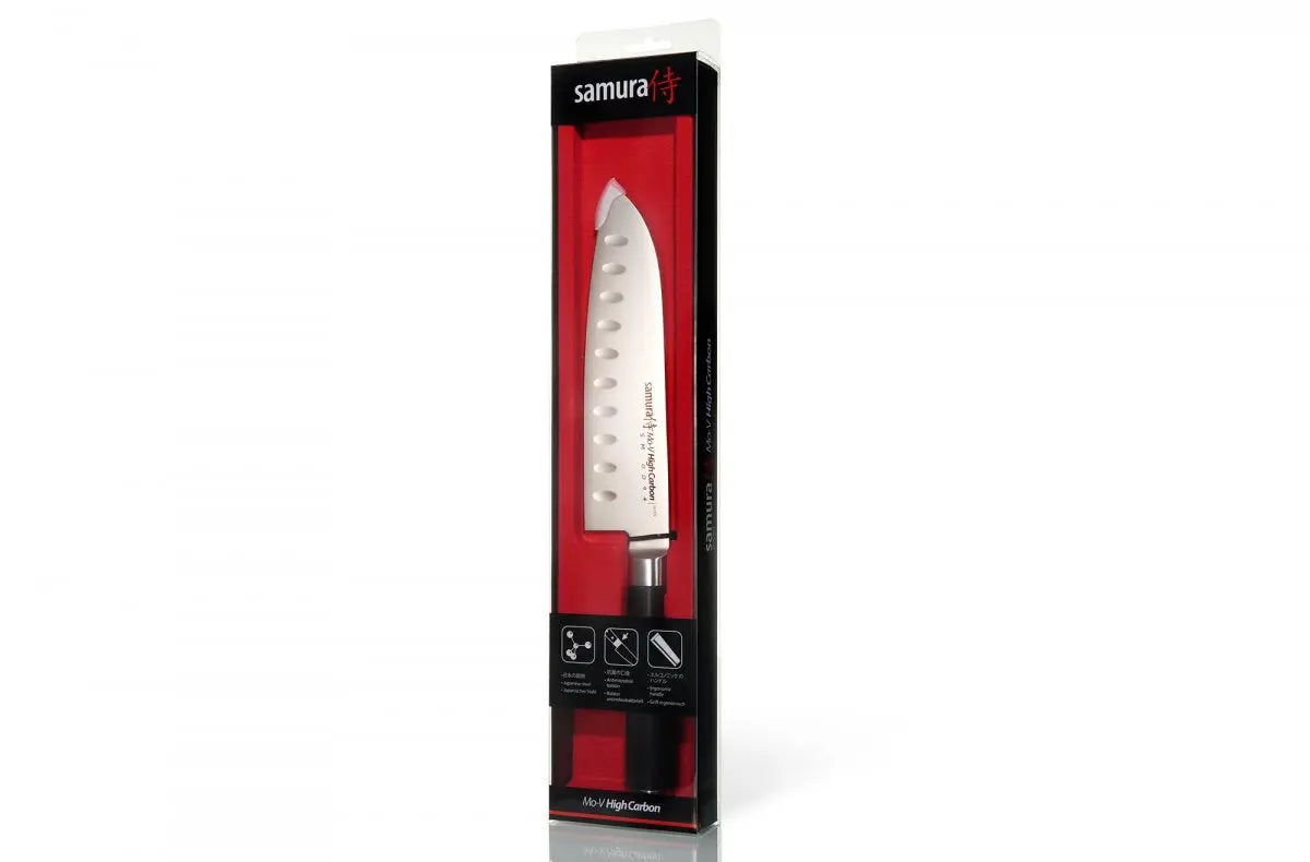 Precision Knives Samura MO-V Santoku in packaging