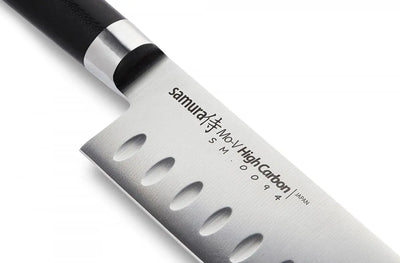 Precision Knives Samura MO-V Santoku close up