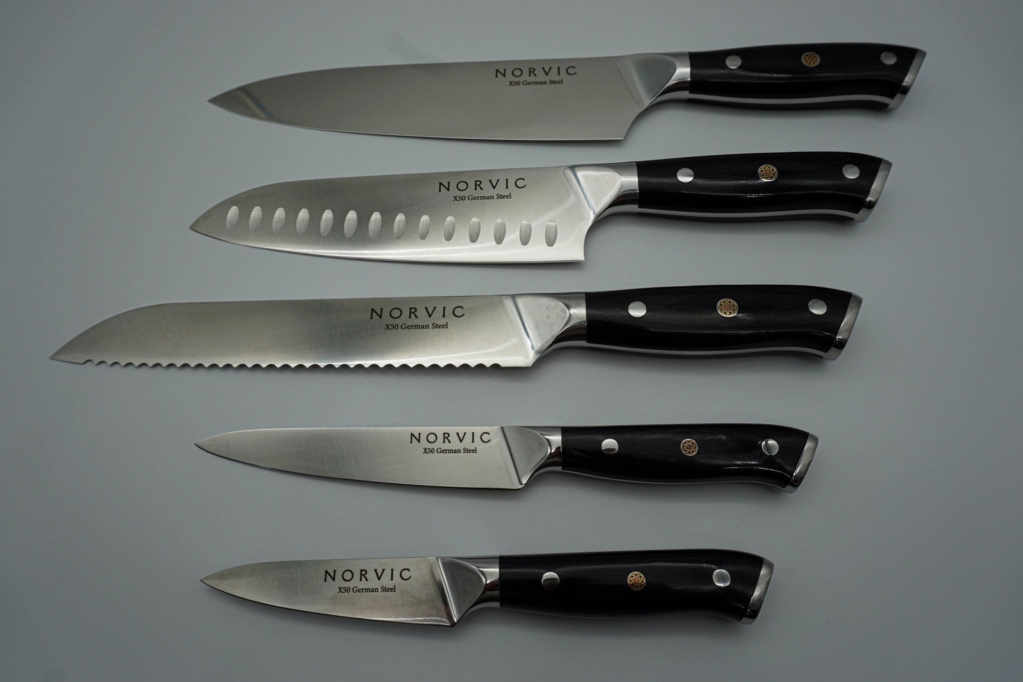 Norvic Holkham Home Collection (includes Free 8" Bread Knife) - Norvic Knives