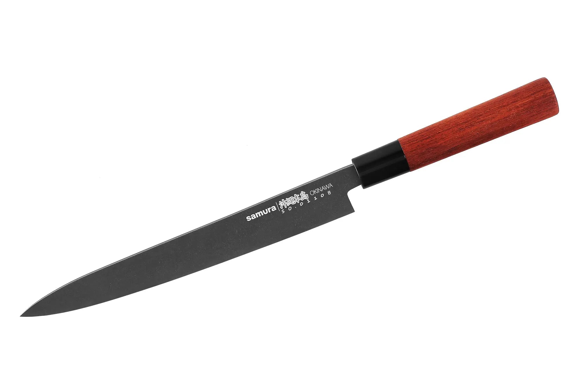 Samura OKINAWA Stonewash Yanagiba knife - Norvic Knives